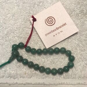 Vintage 2000 Avon Power Bead Bracelet - Aventurine